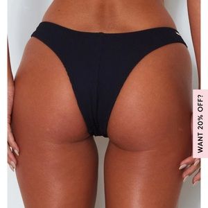 White Fox Del Marcos Bottoms Black Rib